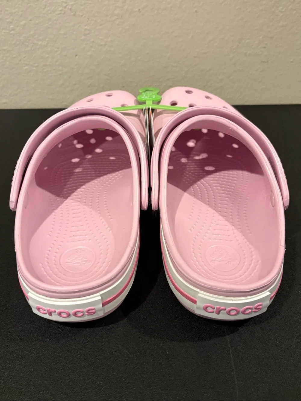 Crocs Classic Crocband Slip-On Clogs, Ballerina Pink Kids Youth Size 6Y New